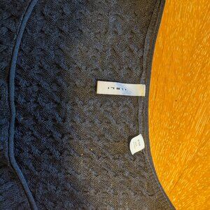 Stunning navy knit Iisli dress--small (p/tp)